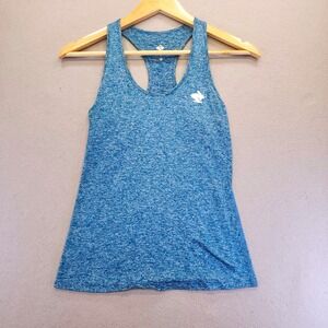 Rabbit EZ Tank Womens XS Blue Heather Racerback Running Athletic Workout Top